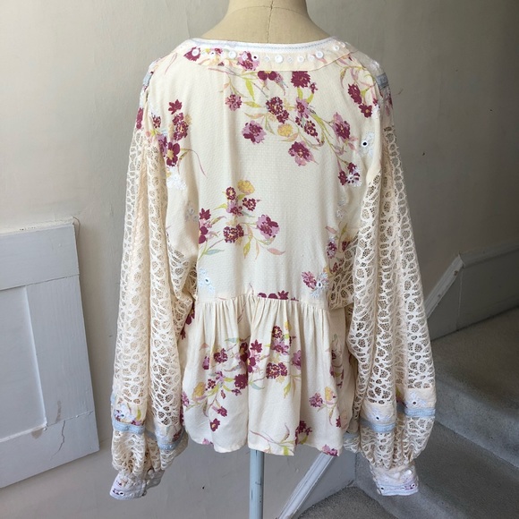 SOLD Free People Boogie All Night Lace Sleeve - Picture 7 of 8